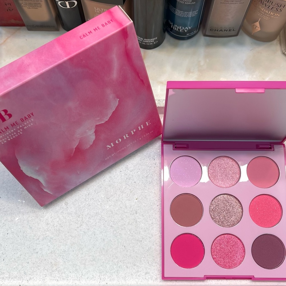 Morphe ~ ‘9B CALM ME BABY’ Artistry Eyeshadow Palette ~ Full Size ~ NIB - Picture 7 of 16